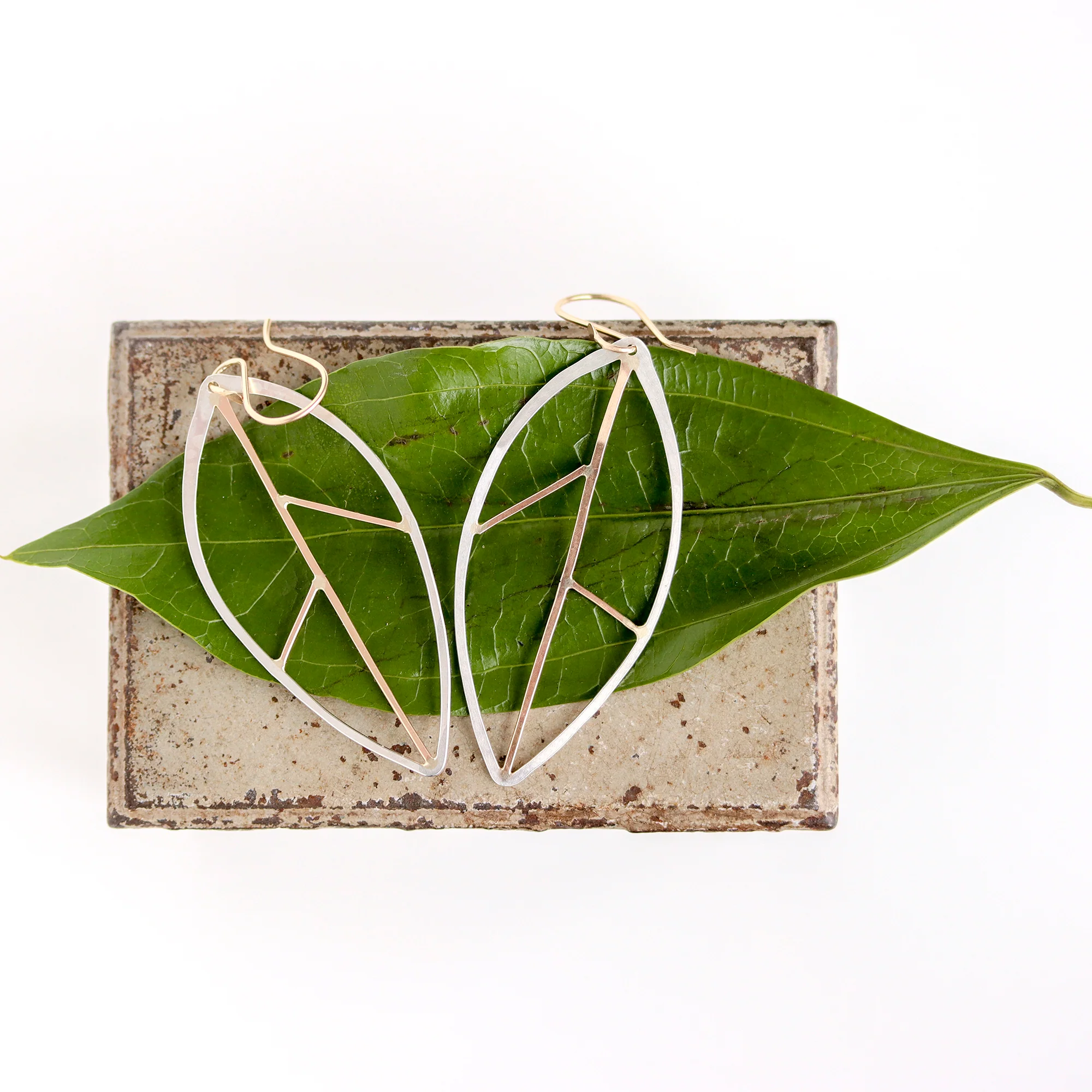 Beech Leaf Earrings - Image 4