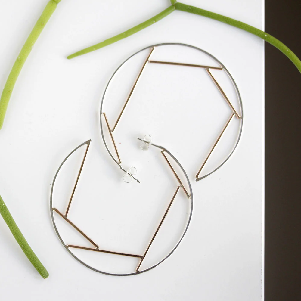 Fragment Hoop Earrings - Image 3