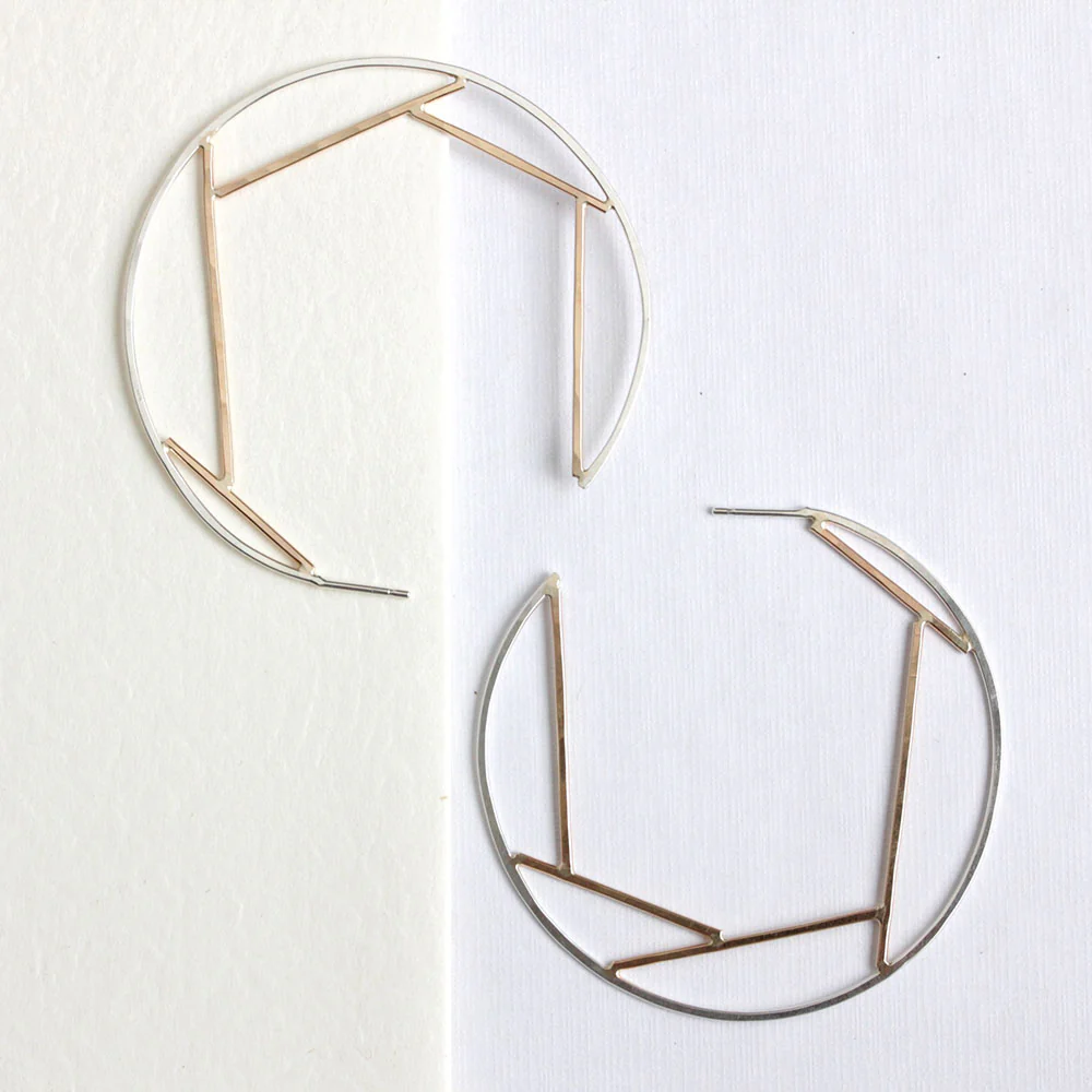 Fragment Hoop Earrings - Image 5