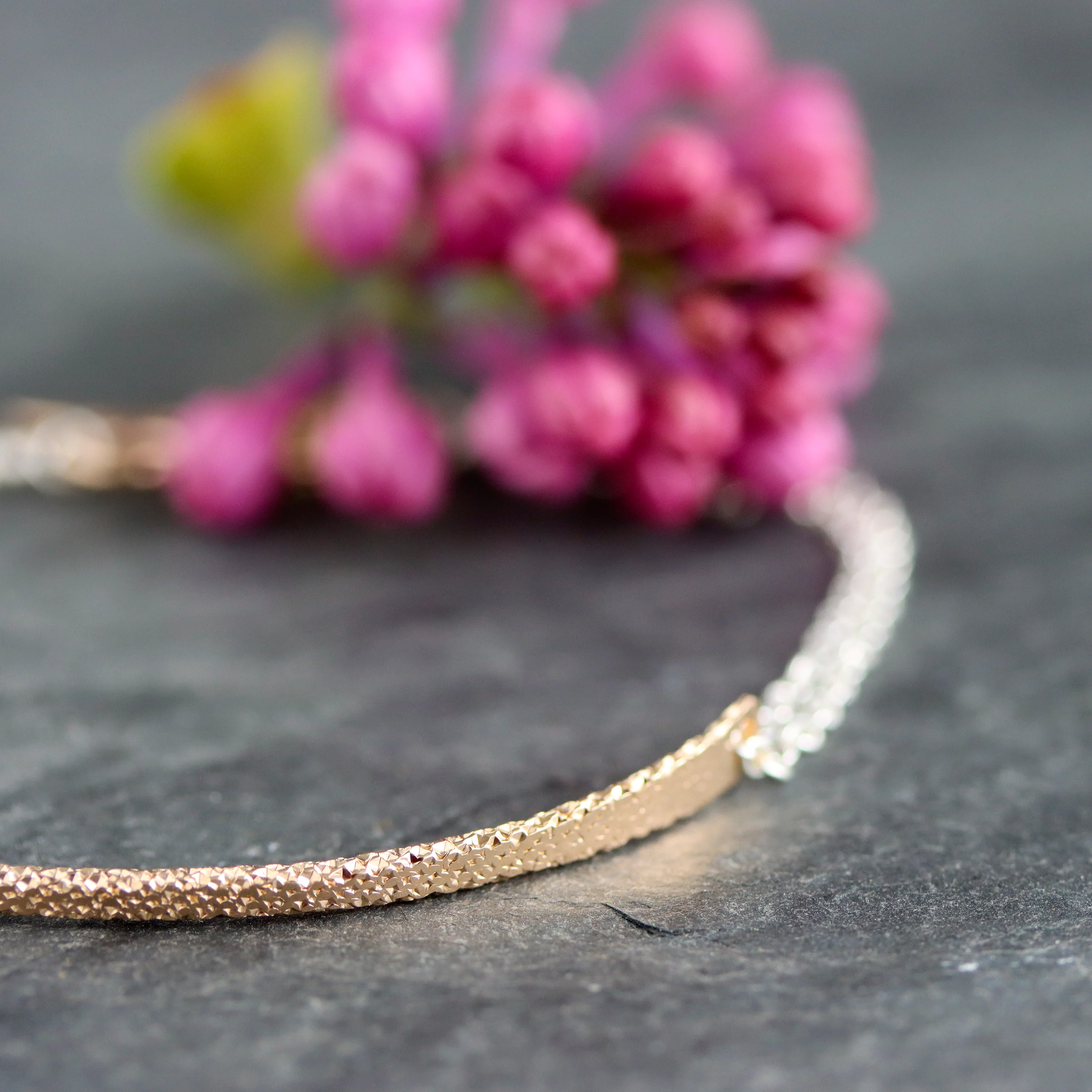 Hammered Bar Bracelet - Image 6