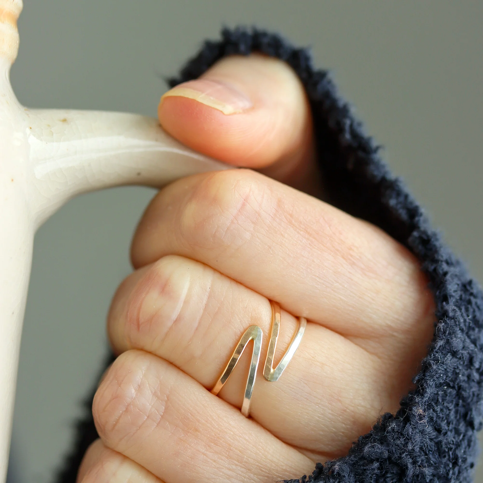 Leaf Wrap Ring - Image 6