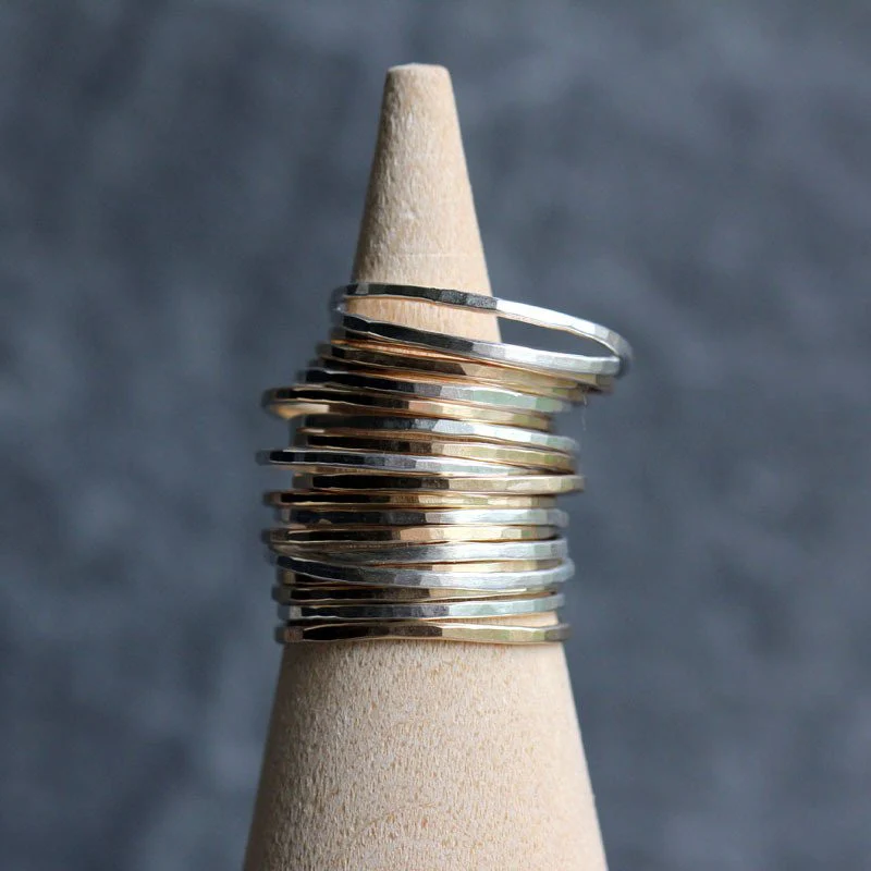Pinstripe Stacking Rings - Image 4