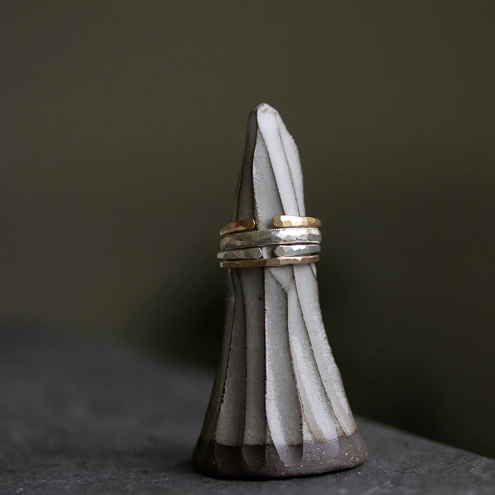 Ring Stack And Cone Collaboration With Huskmilk Pottery - Image 4