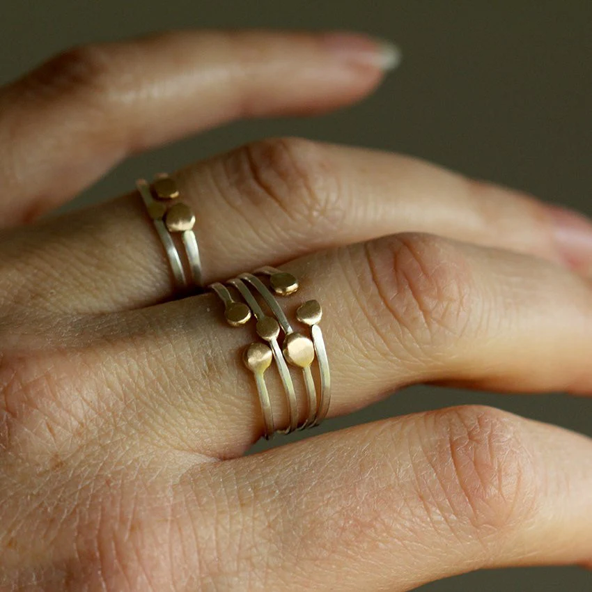 Satellite Stacking Rings - Sets of 2 or 4 - Image 2