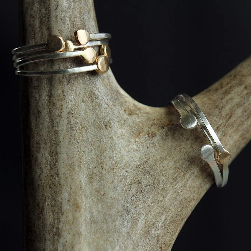 Satellite Stacking Rings - Sets of 2 or 4 - Image 3