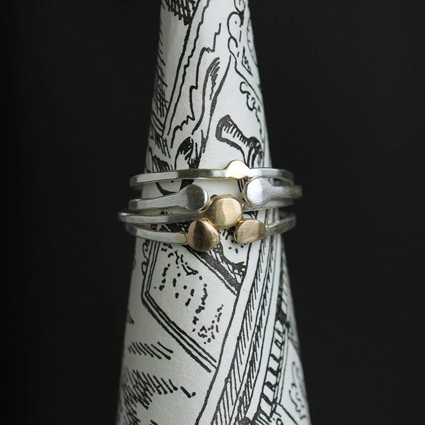 Satellite Stacking Rings - Sets of 2 or 4 - Image 4