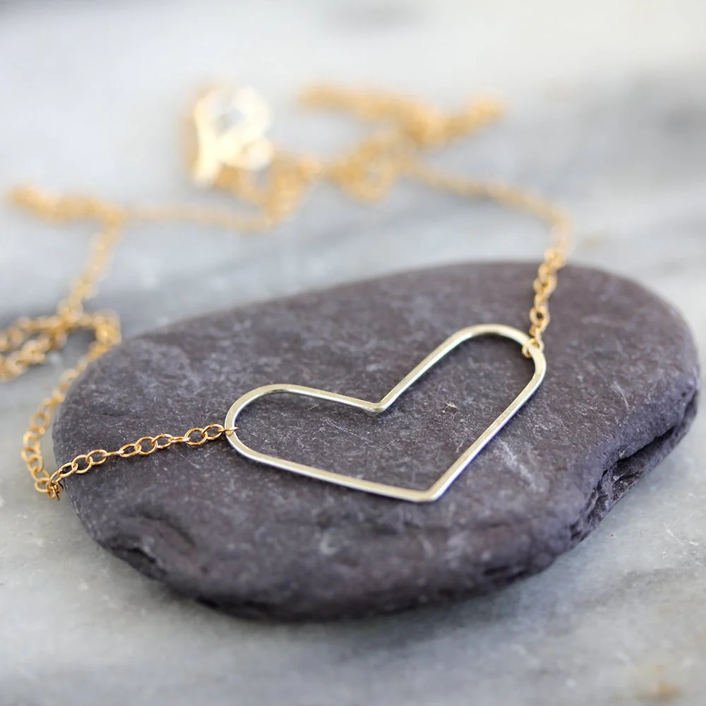 Simple Heart Necklace - Image 3