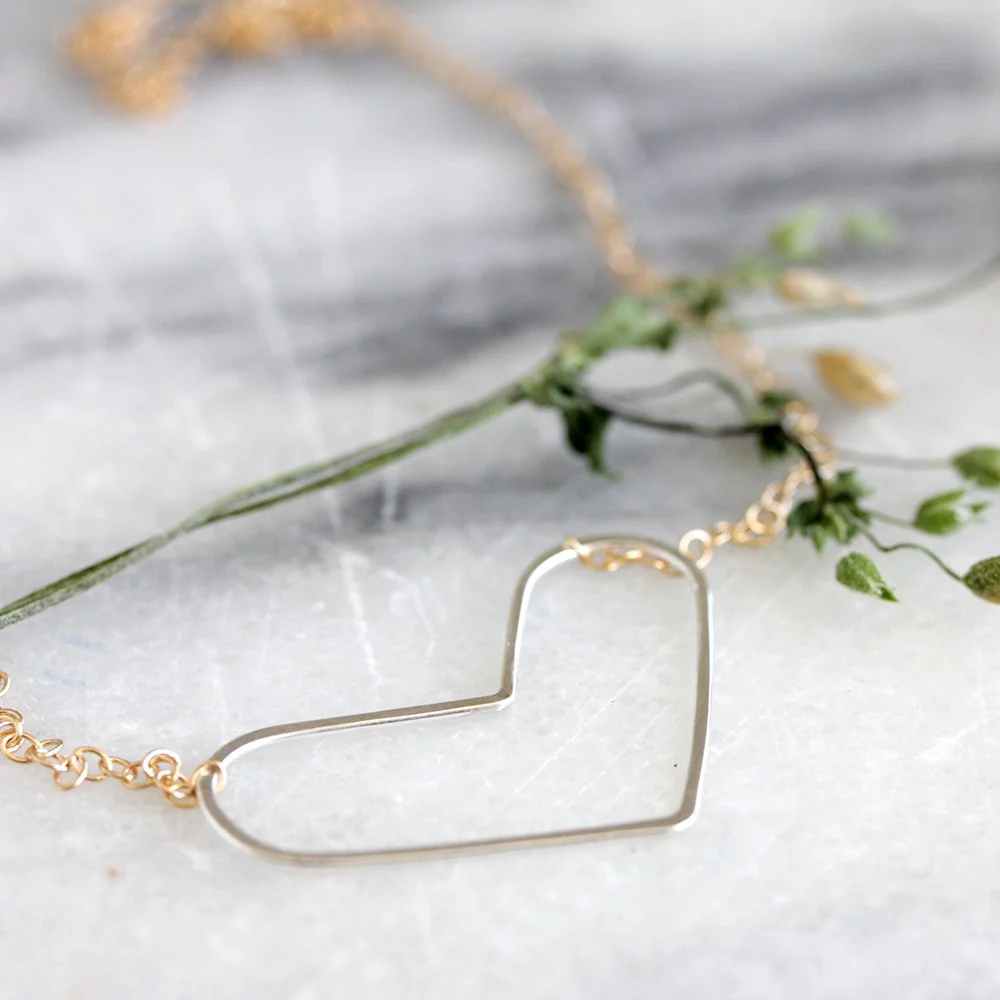 Simple Heart Necklace - Image 4