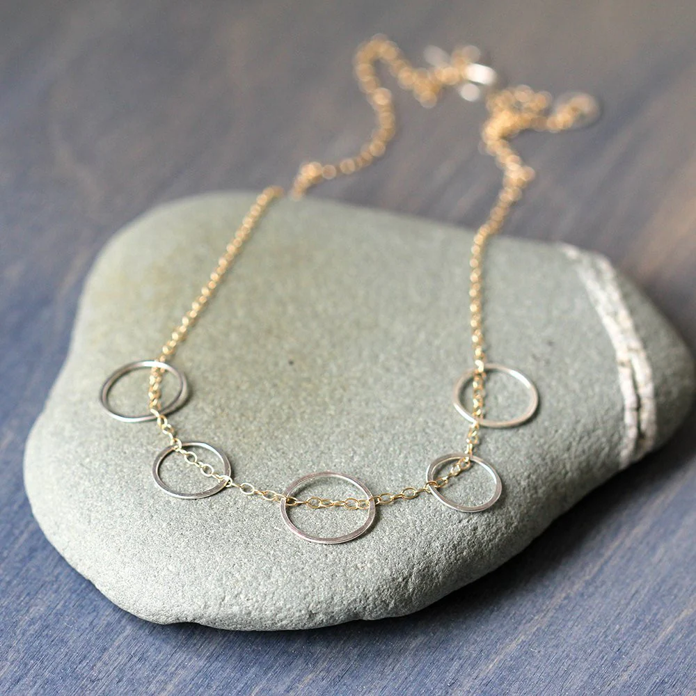 Skipping Stone Necklace - Image 4