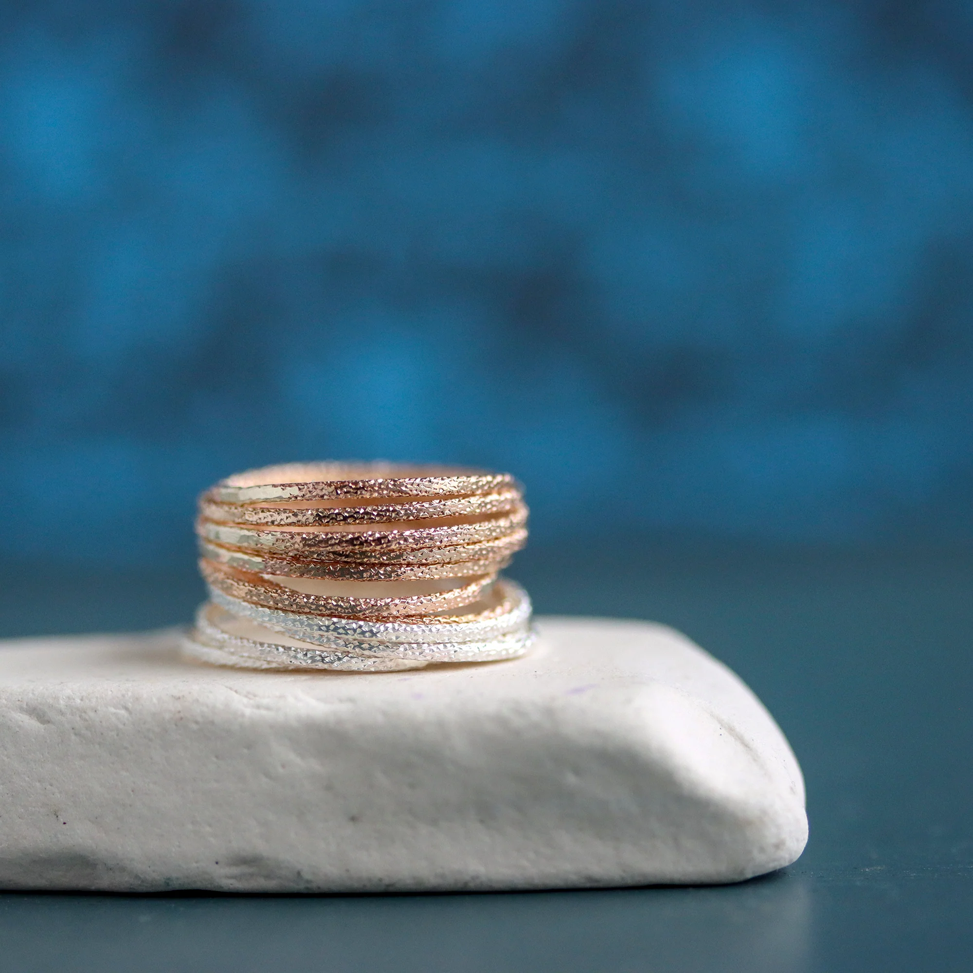 Stardust Stacking Rings - Image 4